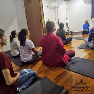 Aula de meditação